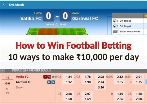 how to win soccer bets